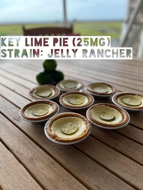 25mg Key Lime Pie gourmet edible made with Jelly Rancher